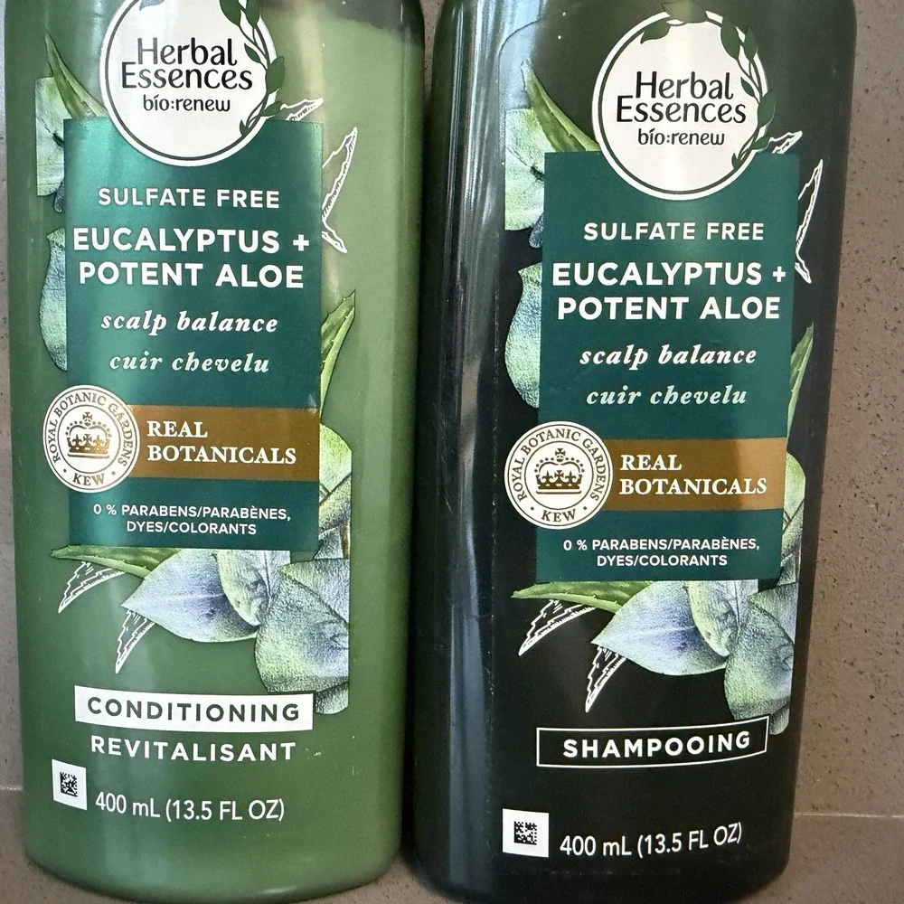 Herbal Essences Bio Renew Eucalyptus Aloe Shampoo Conditioner 400ml Discontinued